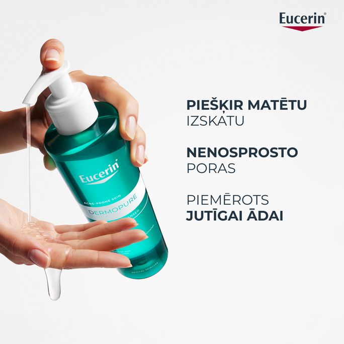 EUCERIN DermoPure Clinical Gentle attīroša želeja, 400 ml - 4