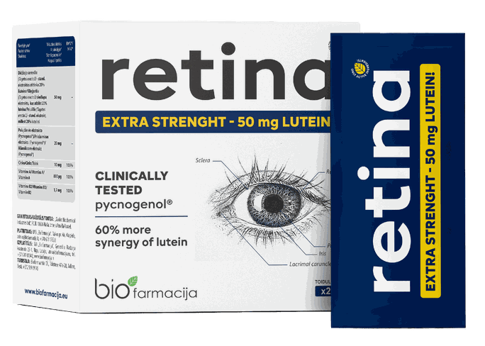 BIOFARMACIJA Retina Pulveris paciņas, 28 gab. - 1