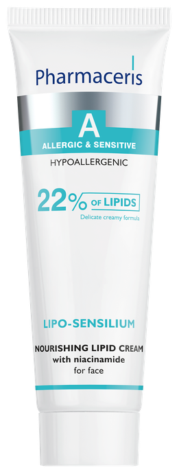 PHARMACERIS A Lipo-Sensilium 22% Lipīdu Ar Niacinamīdu sejas krēms, 50 ml - 1