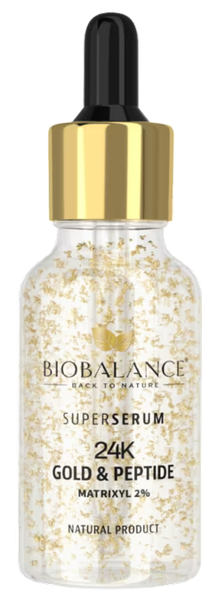 BIOBALANCE 24K Gold & Peptide Super serums, 30 ml - 1