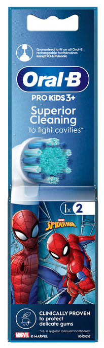 ORAL-B Spiderman elektriskās zobu birstes uzgaļi, 2 gab. - 1