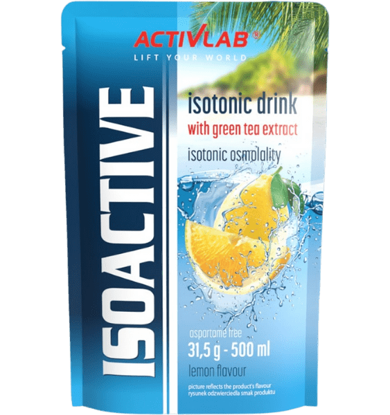 ACTIVLAB Iso Active Lemon, citrinų skonio milteliai, 31.5 g - 1