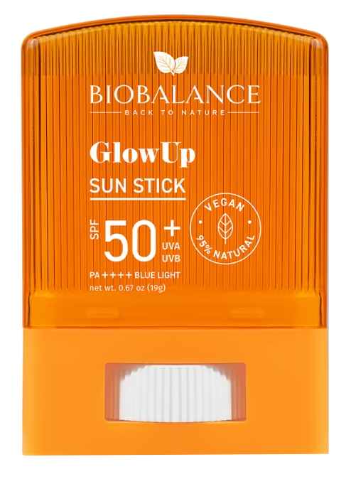 BIOBALANCE Glow Up Sun Stick SPF50 saules aizsarglīdzeklis, 19 g - 1