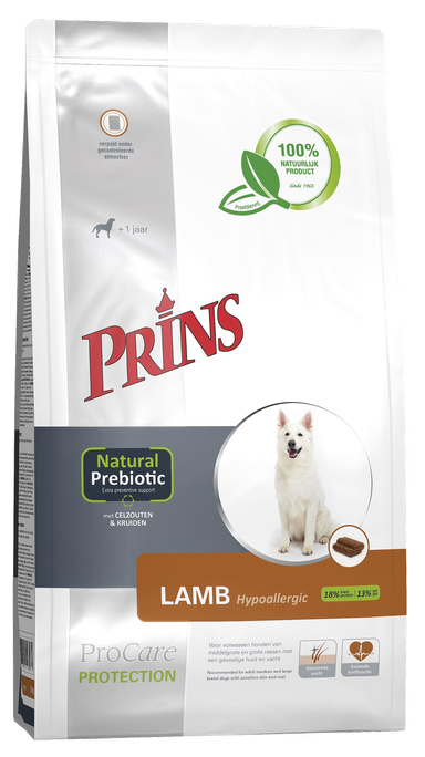 PRINS ProCare Protection Lamb Hypoallergic sausā barība, 3 kg - 1
