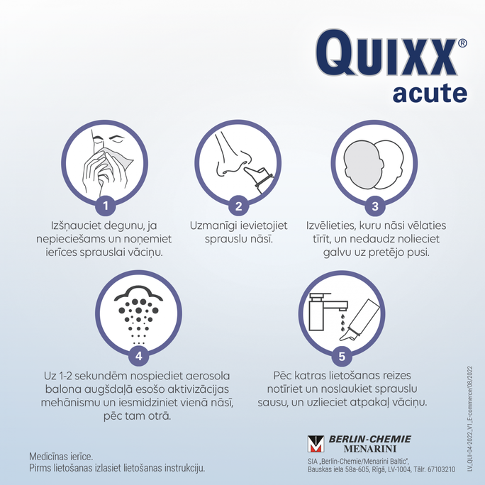 QUIXX Acute deguna aerosols, 100 ml - 3