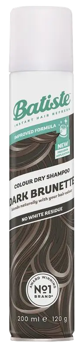 BATISTE Dark & Deep Brown sausas šampūnas, 200 ml - 1