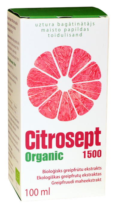 CITROSEPT Organic 1500 pilieni, 100 ml - 1