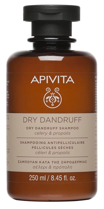APIVITA Dry Dandruff, Celery & Propolis šampūns, 250 ml - 1