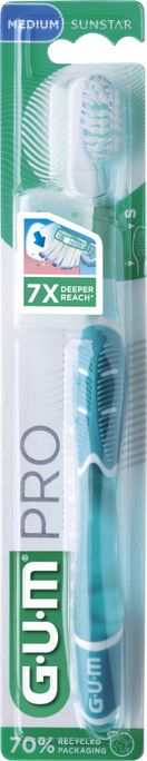 GUM Pro Medium zobu birste, 1 gab. - 2