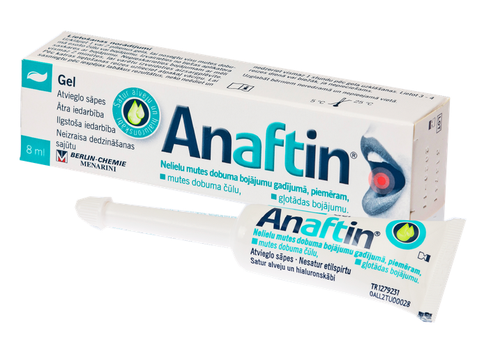 ANAFTIN Gel gels smaganām, 8 ml - 1