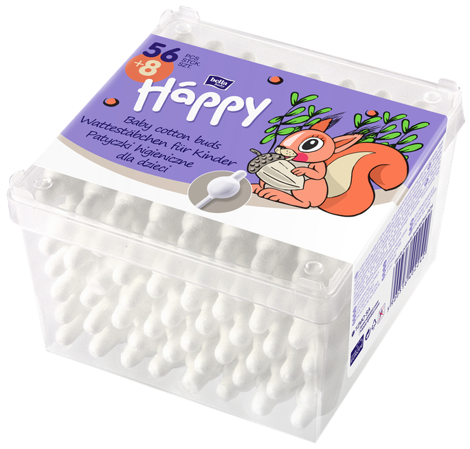 HAPPY vates kociņi, 64 gab. - 1