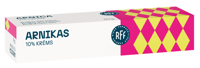 RFF Arnikas 10% krēms, 30 g - 2