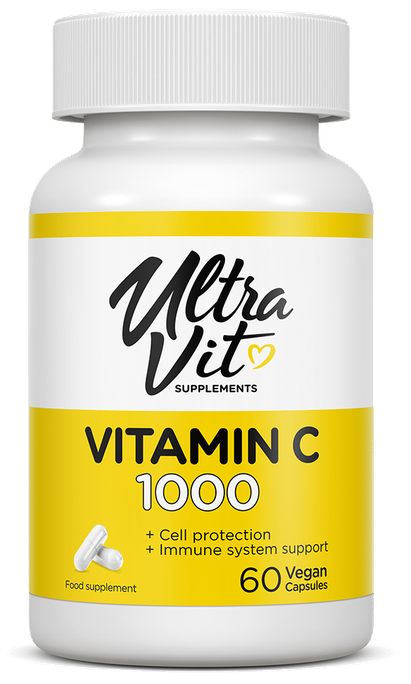 ULTRAVIT Vitamin C kapsulas, 60 gab. - 1