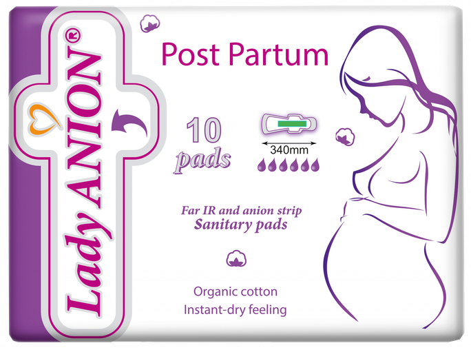 LADY ANION Post Partum higiēniskās paketes, 10 gab. - 1