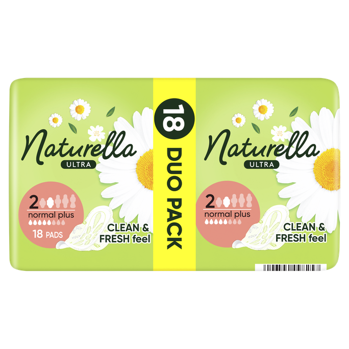 NATURELLA Ultra Normal Plus, S2 higiēniskās paketes, 18 gab. - 1