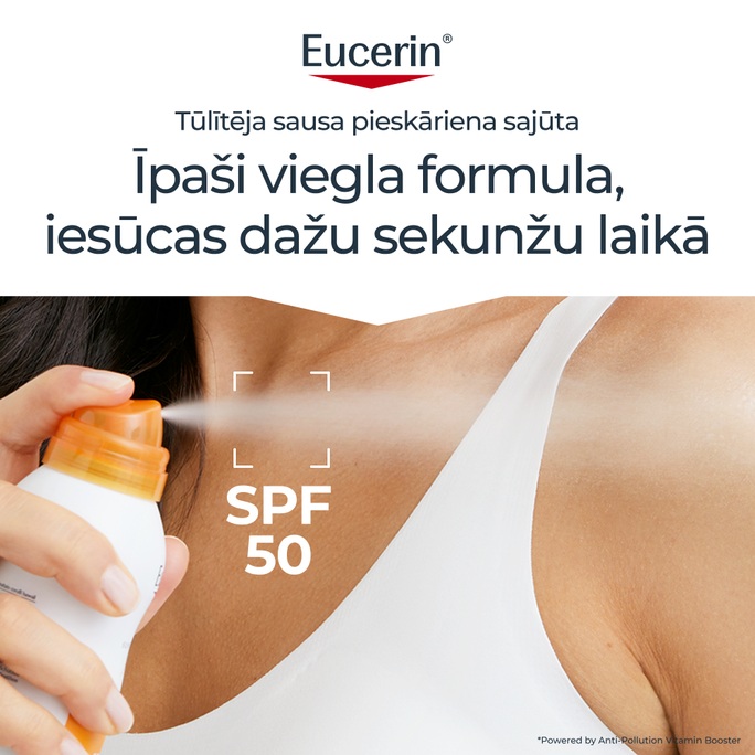 EUCERIN Sun Oil Control Dry Touch SPF 50 sprejs, 200 ml - 2
