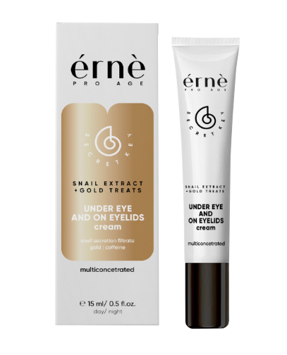 ERNE Snail Extract Gold Treats krēms ādai ap acīm, 15 ml - 1