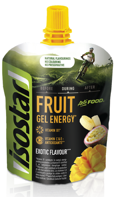 ISOSTAR Actifood Exotic Fruit Gel Energy želeja, 90 g - 1