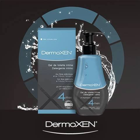 DERMOXEN 4 Men mazgāšanas līdzeklis intīmai zonai, 125 ml - 2