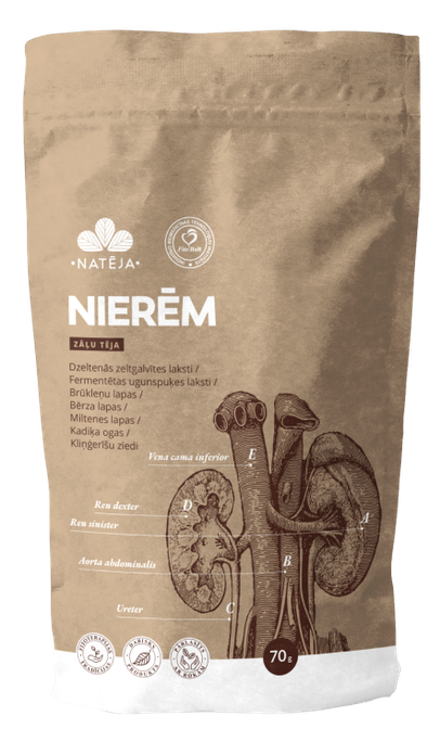 NATĒJA Zāļu Tēja Nierēm beramā tēja, 70 g - 1