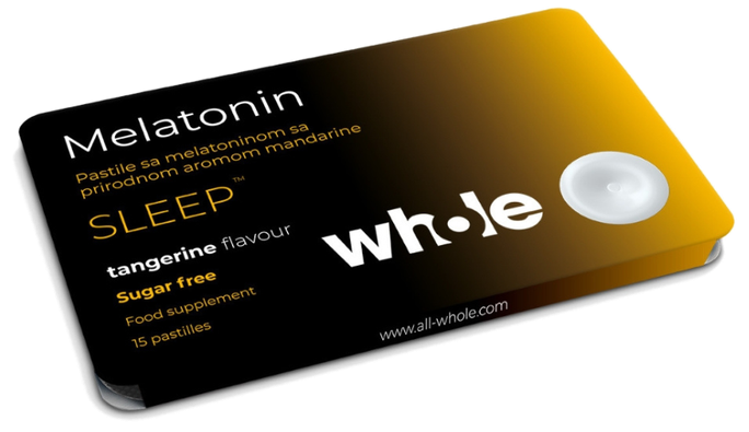 WHOLE Melatonin pastilas, 15 gab. - 1