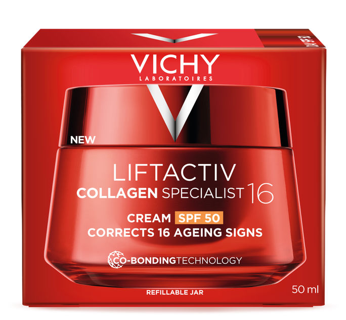 VICHY Liftactiv Collagen SPF50 Refill krēms, 50 ml - 2