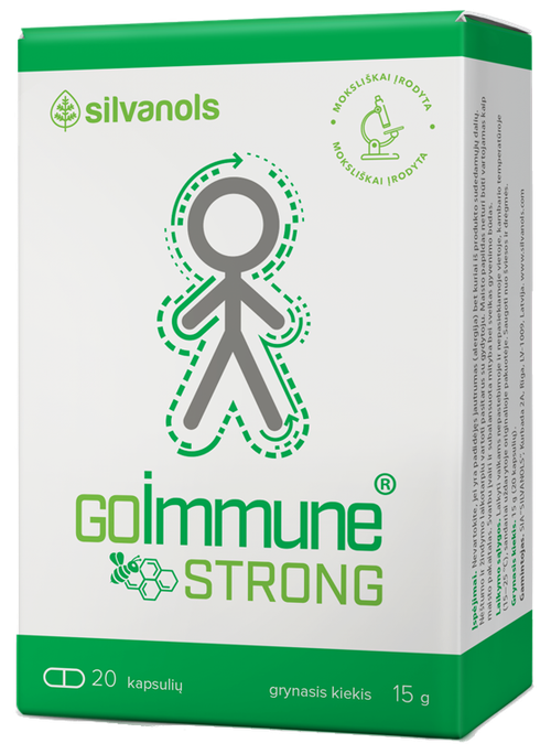 GOIMMUNE Strong kapsulės, 20 vnt. - 1