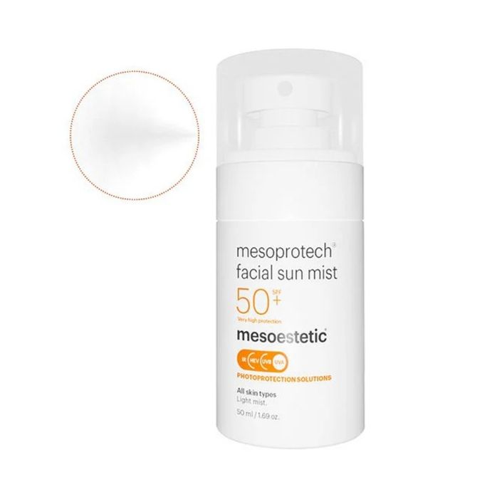 MESOESTETIC Mesoprotech Facial Sun Mist SPF 50+ saules aizsargsprejs, 50 ml - 2