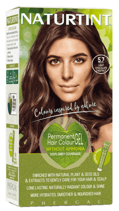 NATURTINT Without Ammonia Light Chocolate Chestnut 5.7 matu krāsa, 1 gab. - 1