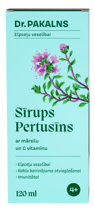 DR. PAKALNS Pertusin sīrups, 120 ml - 2
