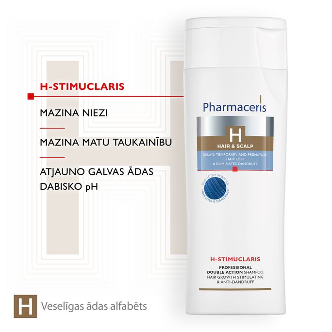 PHARMACERIS H-Stimuclaris šampūns, 250 ml - 5