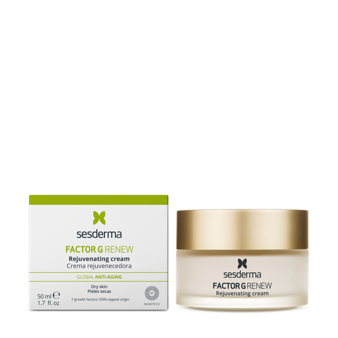 SESDERMA Factor G Renew Rejuvenating, mišriai ir riebiai odai kremas, 50 ml - 2