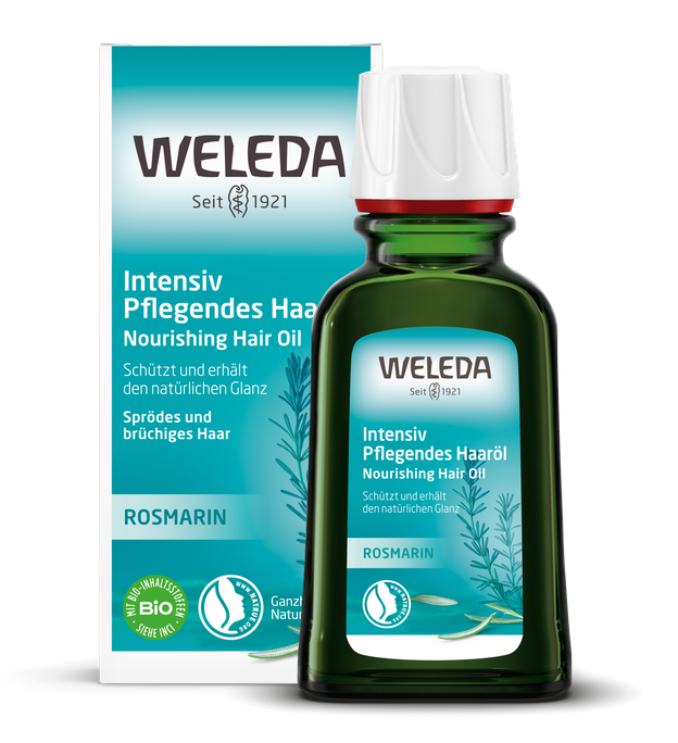 WELEDA Rosemary Condition & Shine matu eļļa, 50 ml - 2