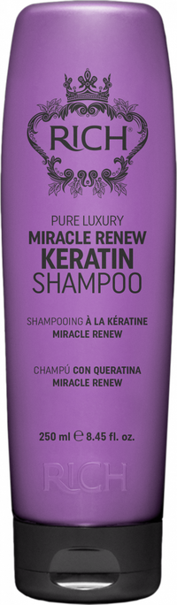 RICH Pure Luxury Miracle Renew Keratin šampūns, 250 ml - 1