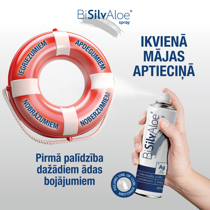 BISILVALOE purškalas, 50 ml - 2