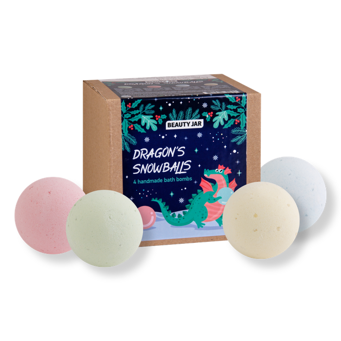 BEAUTY JAR Dragon's Snowballs 4x115g Vannas Burbuļbumbas komplekts, 1 gab. - 2