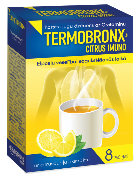 TERMOBRONX Citrus Imuno 3g paciņas, 8 gab. - 1