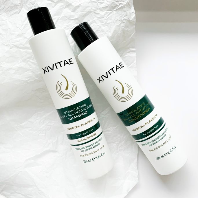 XIVITAE Stimulējošs Pret Matu Izkrišanu ar Augu Izcelsmes Placentu šampūns, 250 ml - 2