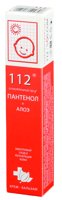 112 Alveja+Pantenols krēms-balzams, 50 ml - 1