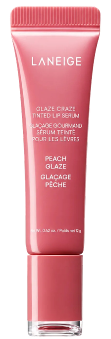 LANEIGE Peach Glaze Tinted lūpu serums, 12 g - 1