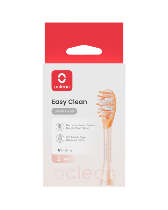 OCLEAN Ease P1 K2 Orange elektriskās zobu birstes uzgaļi, 2 gab. - 3