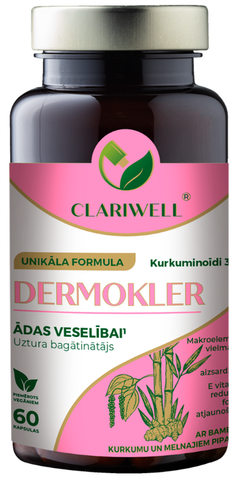 CLARIWELL Dermokler kapsulas, 60 gab. - 1