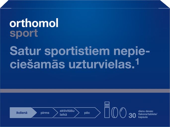 ORTHOMOL Sport deva, 30 gab. - 1