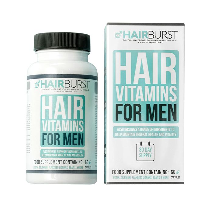 HAIRBURST Hair Vitamins For Men kapsulės, 60 vnt. - 2
