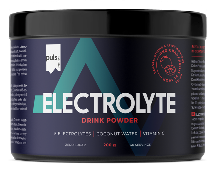 PULS NUTRITION Electrolyte Red Grapefruit pulveris, 200 g - 1