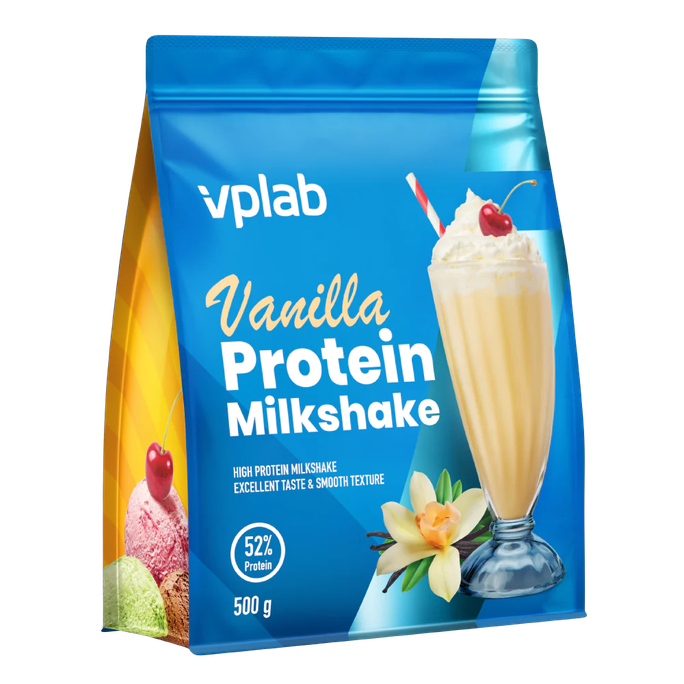 VPLAB Protein Milkshake Vanilla pulveris, 500 g - 1