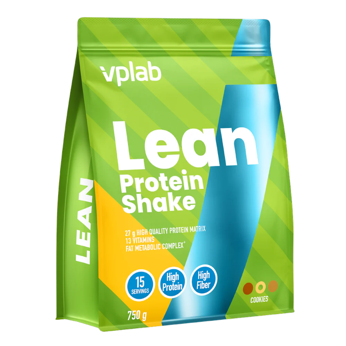 VPLAB Lean Fitness Shake Cookies pulveris, 750 g - 1