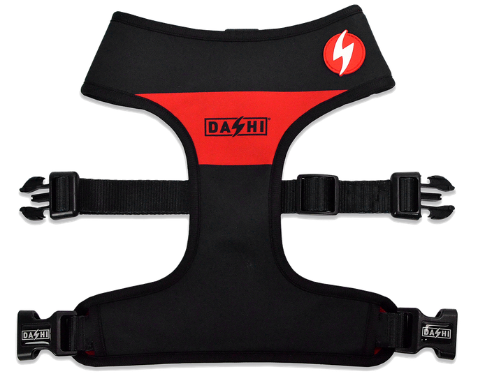 DASHI Stripes3 Red&Black Neo Mesh XS iemaukti, 1 gab. - 1