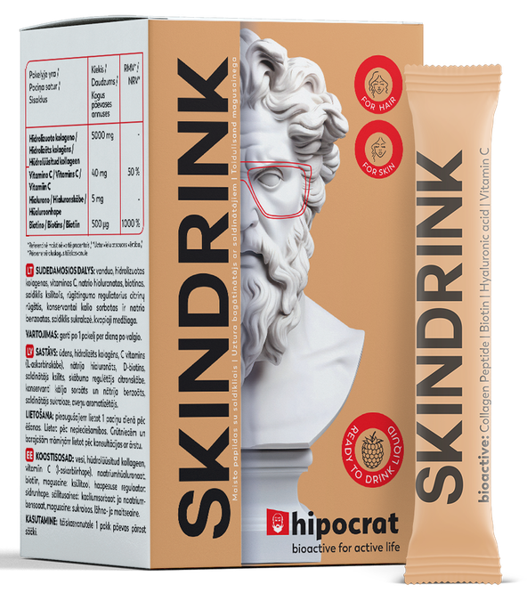 BIOFARMACIJA Hipocrat Skindrink paciņas, 14 gab. - 1
