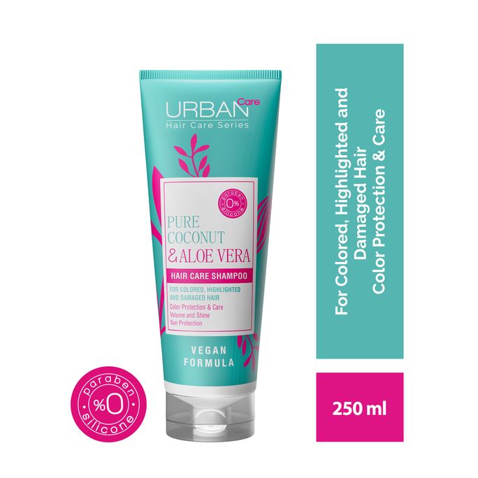 URBAN CARE Pure Coconut & Aloe Vera šampūns, 250 ml - 2